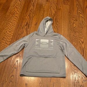 Under Armour YXL gray hoodie